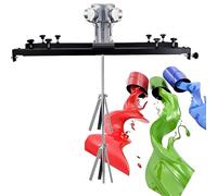 COAKUE Pneumatic Agitator Paint Stirrer IBC 1 Ton/1000 L Paint Mixing Machine, Air Stirrers with Bracket, for Ink Dissolver Stirrer Small5cylinders