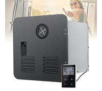 COAKUE RV Tankless Water Heater,Instant Shower,65,000 BTU Optimized Comfort Performance Hot Water,with 15 x 15 inches White Door and Remote Controller Black
