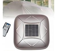 COAKUE Solar Automatic Car Cover, Intelligent Remote Control Electric Shrinkage Car Window Covers, Quick 10s Open, Anti-Theft Alarm for Sedan SUV MPV Silver-3XL+