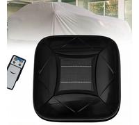 COAKUE Solar Automatic Car Cover, Intelligent Remote Control Electric Shrinkage Car Window Covers, Quick 10s Open, Anti-Theft Alarm for Sedan SUV MPV Black-3L