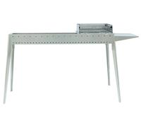 Coal arrosticini cooker in stainless steel with Miami Grill brazier 80 + 40 cm