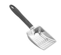 Coal Ash Sifter - 12.8 Inch Heat Resistant Fire Pit Sifter, Stainless Steel Hollow Out Fireplace Ash Shovel with PP Handle, Sieve Scoop for Charcoal BBQ Grill | Camping Wood Stove Hearth Cleaning Tool