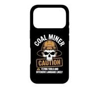 Coal Miner Flying Tools Funny Mining Mine Worker Case for iPhone 17 Pro