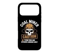 Coal Miner Flying Tools Funny Mining Mine Worker Case for iPhone 17 Pro Max
