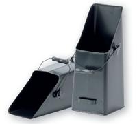 Coal/Pellet Pellet with Handles Black Steel 210 x 210 x 500 mm (W x D x H)