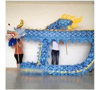 Coal2ToalPW 10m Chinese Silk Dragon Dance for 8 People(Blue)