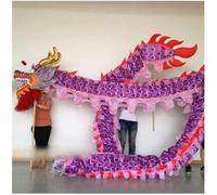 Coal2ToalPW 10m Chinese Silk Dragon Dance for 8 People(Purple)