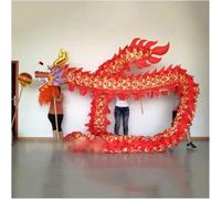 Coal2ToalPW 10m Chinese Silk Dragon Dance for 8 People(Red)
