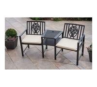 Coalbrookdale Duo Garden Tete a Tete by Greenhurst - 2 Seats