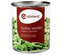 Coaliment Flat Green Beans vegetal 420g (Drained Weight) - Pack of 4 | Tinned Green Beans
