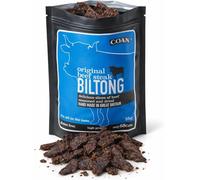 COAN Beef Biltong - 10 x 25g - High Protein, Low Carb Savoury Snack - 15g Protein Per Bag - Made With British Beef (10 x 25g, Original)