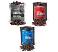COAN Beef Biltong | 3 x 25g - High Protein, Low Carb Savoury Snack - 15g Protein Per Bag - Made With British Beef (PAck of 3, Mix Bundle)