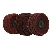 Coarse Medium Fine Abrasive Scotch Mops Rust Paint Remover Polish 4" x 6 Row