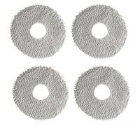 Coarse Microfiber Mop Cloths Compatible With For Xiaomi For Mijia B116 And X20 Plus Robot Vacuum Washable Cleaning Pads For Hard Floors Dust For Pet Hair Removal 4 Pack(4pcs)