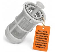 Coarse Sieve + Fine Sieve for Dishwasher with Original Code 1523330213 206219030049 50220029008 50266215008 50266216006 50658305003 50658985003 02 for AEG For Electrolux for Zanussi 615015860 for EBD