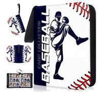 COARVXA 900 Cards Baseball Card Binder,9 Pocket with 900 Cards Trading Card Albums Sleeve Protectors,Card Storage Case Fits for Collecting Baseball,Hockey,Football,Basketball Or Gaming Trading Cards…