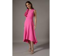 Coast 3D Corsage High Low Dress In Pink pink 8