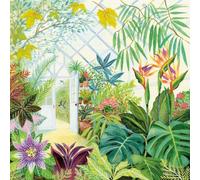 Coast and Country - Inside the Glasshouse Blank Greeting Card with Envelope