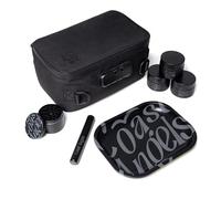 COAST ANGELS Smell Proof Bag with Accessories - Complete Rolling Box with Grinder, Jar, Rolling Tray and Tube - Smell Proof Container and Box with Lock for Home, Travel and Gifting