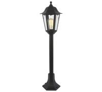 Coast Bianca Tall Post Lantern Black