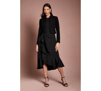 Coast Bow Back Long Sleeve Jacket In Black black 16