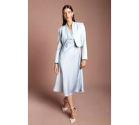 Coast Bow Back Long Sleeve Jacket In Pale Blue pale blue