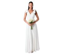 Coast Bow Shoulder Embellished Maxi Wedding Dress, 12, Ivory