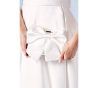Coast Bridal Azalea Satin Bow Detail Clutch Bags In Ivory ivory One Size