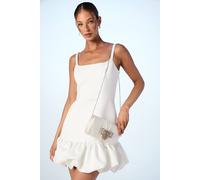 Coast Bridal Dream Satin Large Diamante Bow Clutch Bag In Ivory ivory One Size