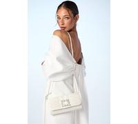 Coast Bridal Mandolin Satin Pearl Brooch Clutch Bag In Ivory ivory One Size