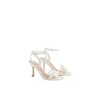 Coast Bridal Primrose Faux Leather Corsage High Stiletto Heeled Sandals, 4, White