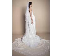 Coast Women's Chapel Length Tulle Veil in Ivory