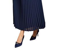 Coast Charlotte Satin Bow Detail High Stiletto Court Shoes, 6, Navy