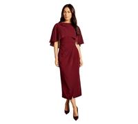 Coast Chiffon Cape Pencil Midi Dress