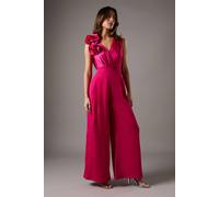 Coast Women's Corsage Cowl Back Jumpsuit in Pink | Size: 14 Coast Pink 14