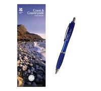 Coast & Countryside, National Trust Slim Calendar 2026 + EXCLUSIVE LIMITED EDITION PEN