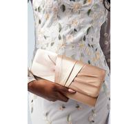 Coast Women's Emma Satin Detail Chain Clutch Bag in Champagne Coast Champagne One Size