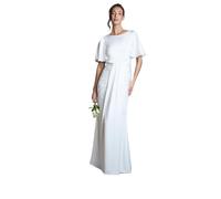 Coast Goddess Drape Wedding Dress, 12, Ivory