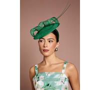 Coast Green Twist Loop And Quill Fascinator green