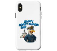 Coast Guard Day Celebration Captain Seagull, Maritime Vessel Case for iPhone X/XS