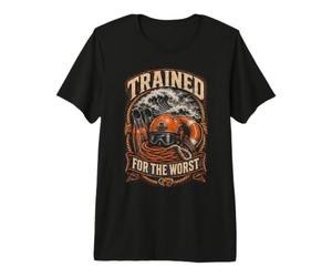 Coast Guard Rescue Swimmer Trained for The Worst Premium T-Shirt