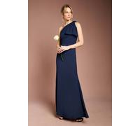 Coast Honoured Bow One Shoulder Maxi Bridesmaid Dress Coast Navy 12