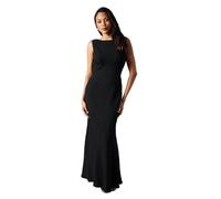 Coast Honoured Sleeveless Cowl Back Maxi Bridesmaid Dress, 10, Black