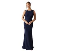 Coast Women's Honoured Sleeveless Cowl Back Maxi Bridesmaid Dress in Navy | Size: 16 Coast Navy 16