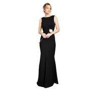 Coast Honoured Sleeveless Cowl Back Maxi Bridesmaid Dress, 18, Black