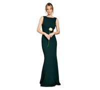 Coast Honoured Sleeveless Cowl Back Maxi Bridesmaid Dress, 18, Emerald