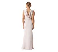 Coast Honoured Sleeveless Cowl Back Maxi Bridesmaid Dress, 8, Blush