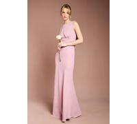 Coast Women's Honoured Sleeveless Cowl Back Maxi Bridesmaid Dress in Antique Rose | Size: 10 Coast Antique Rose 10