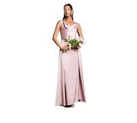 Coast Women's Honoured Sleeveless Cowl Neck Satin Maxi Bridesmaid Dress in Dusty Rose | Size: 14 Coast Dusty Rose 14