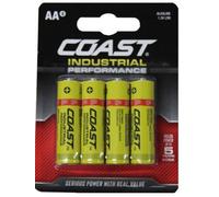 Coast Industrial Performance Alkaline Batteries Aa 4 Pack